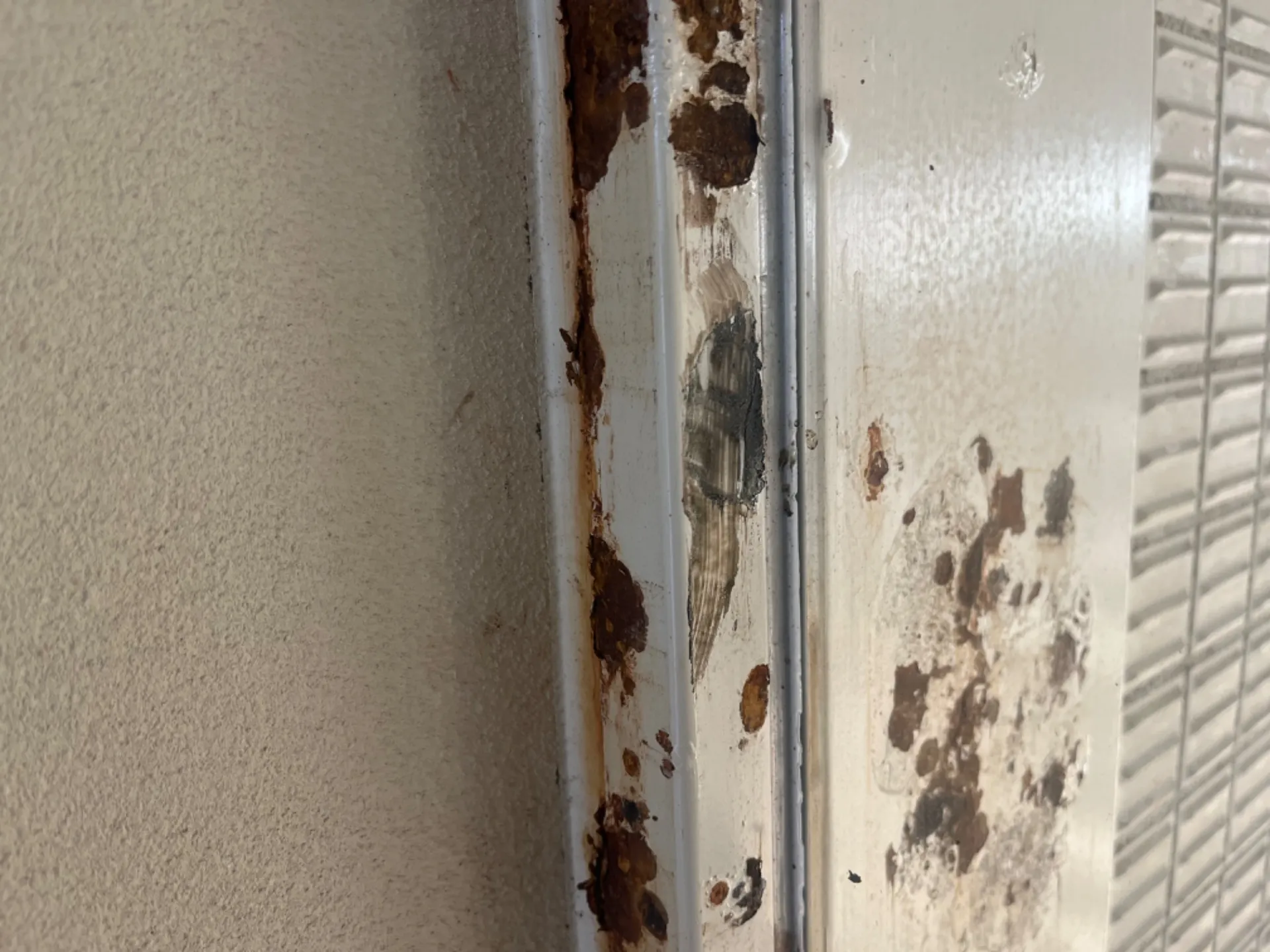 鉄部の錆と内装塗装。雨漏りが原因かも『蒲郡市・岡崎市　外壁塗装・屋根塗装・雨漏り修理』